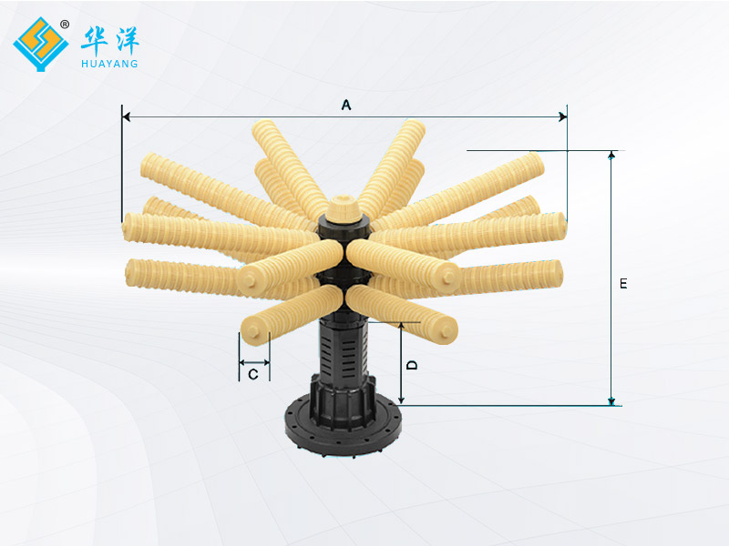 十六爪側裝布水器